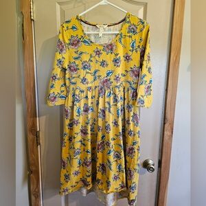 Matilda Jane Medium Yellow Floral Dress